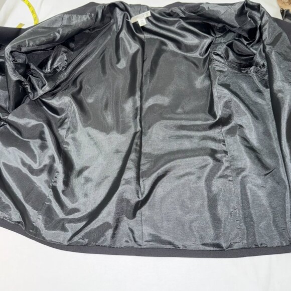 Pendleton Plus Women's Black One Button Blazer 100% Virgin Wool Sz 24W - Picture 7 of 10